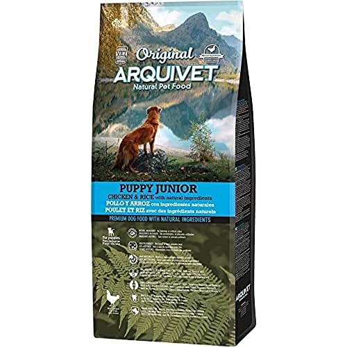 Arquivet Original Puppy Junior - Pienso para Cachorros de Perro - Pollo y Arroz - Marrón, 12 kg (Paquete de 1)