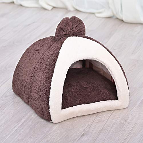 YUIOP Caseta para Perros Four Seasons Universal Removable Cerrada Caseta para Perros Winter Warm Pet House