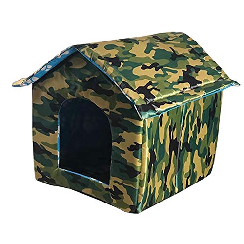 Casa para animales de exterior, impermeable y plegable para gatos, caseta para mascotas, para mascotas, mascotas, caseta para perros, caseta plegable