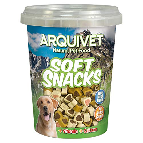 Arquivet Soft Snacks para Perro Corazones Mix para Perro, No Aplica, 300 g (Paquete de 1)