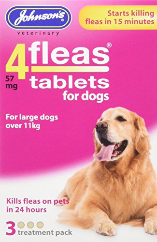 Johnsons Vet 4fleas Tablets for Dogs 3 Treatment Pack - D092