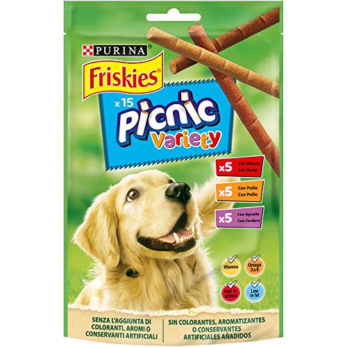 Purina Friskies Picnic Variety golosinas y chuches para perros 8 x [3 x 126 g]