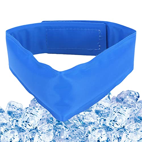 Pañuelo refrescante para Perros - Pañuelo de Hielo Ajustable para Perros,Cooling Dog Bandana Instant Ice Cooling para Verano Use Dogs Baberos Bufanda para Perros pequeños, medianos y Grandes Flyhug