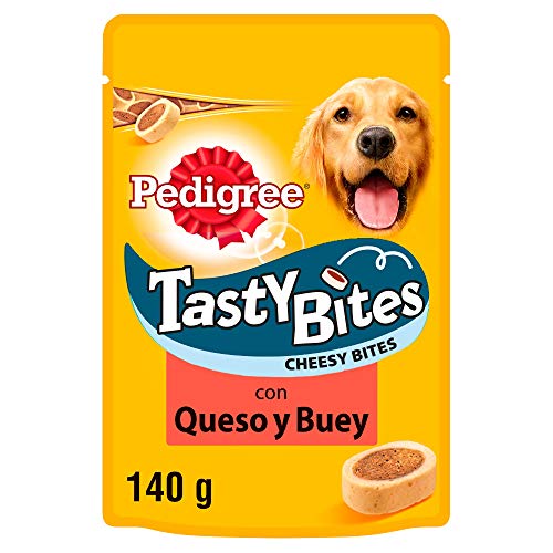 Tasty Bites Cheesy carne y queso de 140g para educar | [Pack de 6]