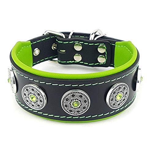 Bestia ''Bijou'' Collar de Perro de Cuero Genuino