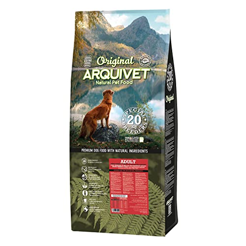 Arquivet Original - Adult - 20 Kg - Pienso para Perros Adultos - Cerdo ibérico y arroz - Comida para Perros - Alimento seco para Perros - Alimentación Canina - Pienso Saludable